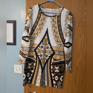 Lularoe Aztec Debbie Dress Size M